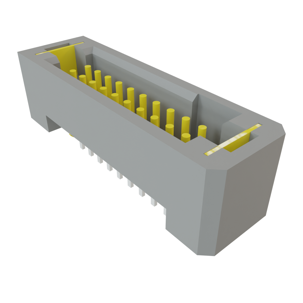 Samtec-TFM-110-01-S-D-WT Connector Headers and PCB Receptacles Conn Shrouded Header (4 Sides) HDR 20 POS 1.27mm Solder ST Top Entry Thru-Hole TIGER EYE™ Tube