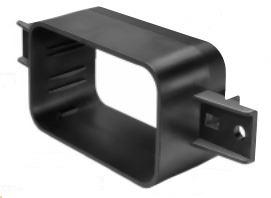 Delphi-12162527 Steckverbinderzubehör Connector Accessories Sliding Shroud Straight Polybutylene Terephthalate Black