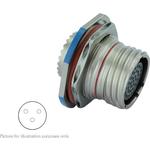 Conn Circular SKT 3 POS Crimp ST Jam Nut 3 Terminal 1 Port