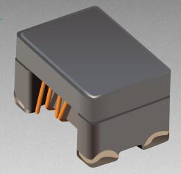 Bourns-SRF4532TA-421Y Goulots d’étranglement en modes commun Common Mode Chokes Dual 1.5uH 420Ohm 100kHz 3.2A 0.055Ohm DCR SMD Automotive AEC-Q200