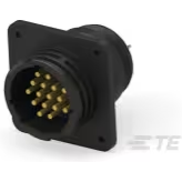 TE Connectivity-1-207303-4 Connector Circular Conn Circular PIN 16 POS Solder RA Thru-Hole 16 Terminal 1 Port Tray