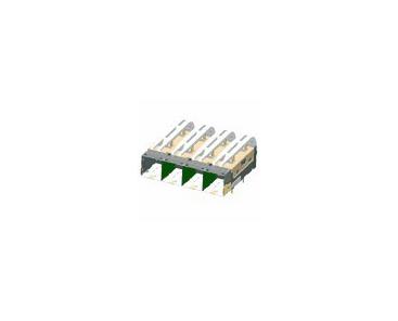 Amphenol-10120728-101LF Connector Telephone and Telecom Mini-SAS HD Cable Assemblies, High Speed Input Output Connectors, 1 x 4 External Assembly with light pipe Board Connector