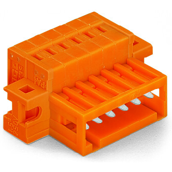 WAGO-734-346/019-000 连接器接线板 1-Conductor Male Connector, clamping collar, 1.5 mm2, Pin spacing 3.81 mm, 16-pole