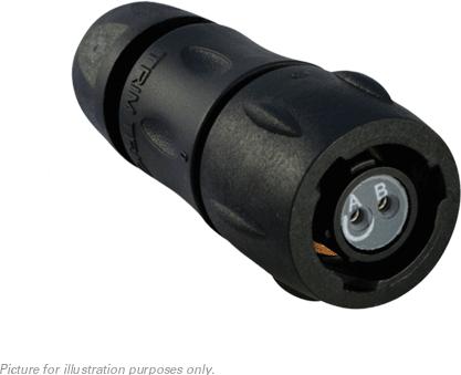 SOURIAU-UTS6JC8E2S Steckverbinder, rund Conn Circular SKT 2 POS Solder Cup ST Cable Mount 2 Terminal 1 Port