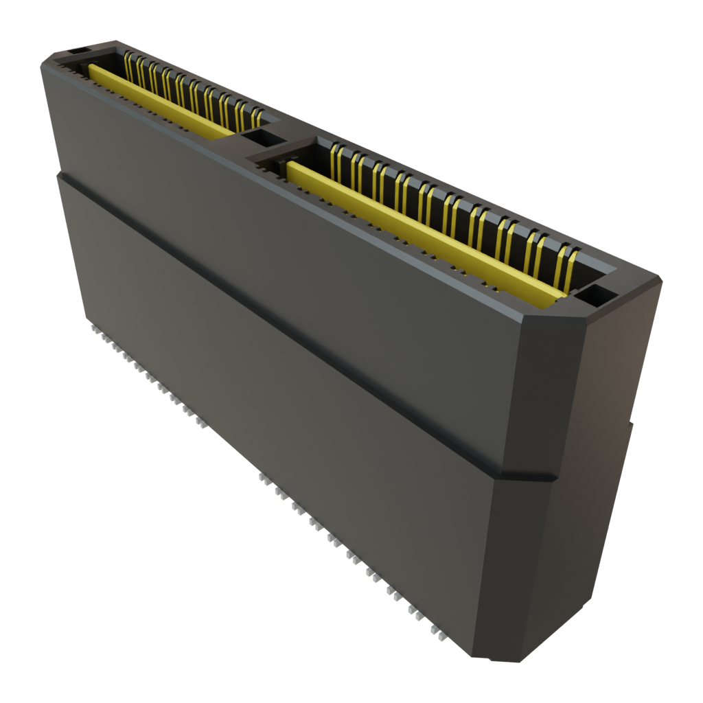 Samtec-QTH-040-05-F-D-DP-A Steckverbinderleisten und Leiterplattenbuchsen Conn Micro High Speed Terminal Strip HDR 80 POS 0.5mm Solder ST Top Entry SMD Tray