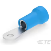 TE Connectivity-52265-3 Connector Terminals Ring Tongue Terminal 6AWG Copper Blue 43.66mm Tin T/R