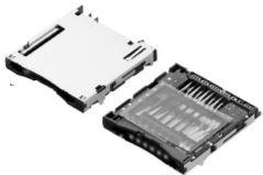 ALPS ALPINE CO., LTD-SCGC1B0109 Steckverbinder, Speicherkarte Conn SIM Card HDR 8 POS 0.8mm Solder RA SMD T/R