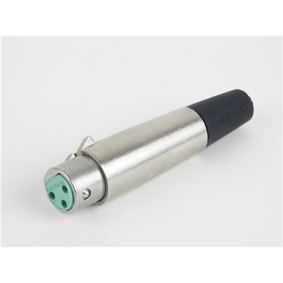Switchcraft-A3F Conector de audio y video Conn XLR Connector F 3 POS ST Cable Mount 3 Terminal 1 Port