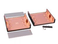 Hammond Manufacturing-1598PLH-AL null Extra Aluminum End Panel (Pair) For Acrylonitrile Butadiene Styrene Instrument Enclosures