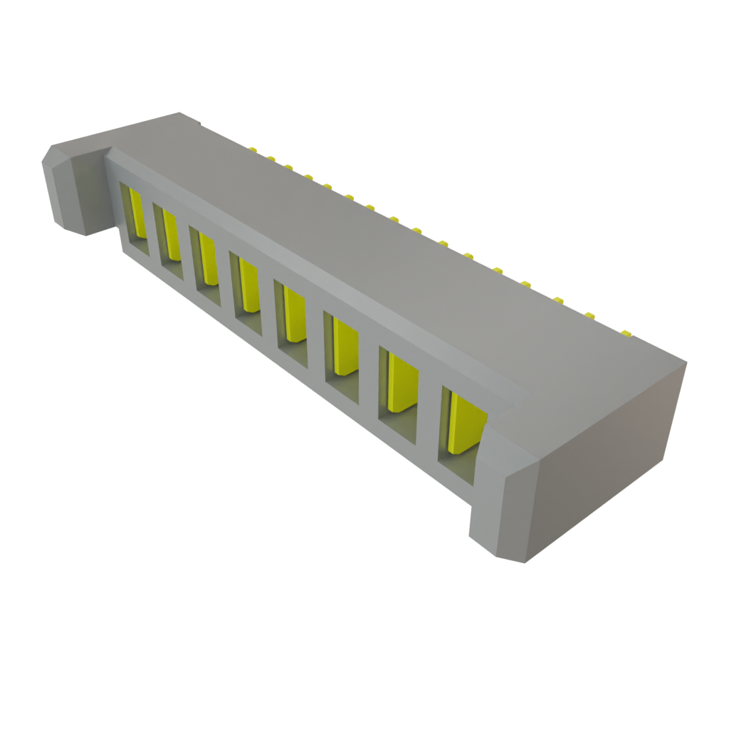 Samtec-UPS-08-07.0-01-L-V Connector Headers and PCB Receptacles Conn Dual Blade Power Header RCP 8Power POS 2mm Solder ST Top Entry Thru-Hole PowerStrip™ Tube