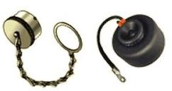 Glenair-661-001NF16H3.5-06 Accesorios del conector Connector Accessories EMI/RFI Receptacle Protective Cover Straight Aluminum Olive Drab Cadmium Over Electroless Nickel