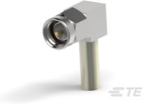 TE Connectivity-1056456-1 RF-Steckverbinder Conn SMA 0Hz to 12.4GHz 50Ohm Crimp RA Cable Mount PL Gold Over Nickel Carton
