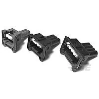 TE Connectivity-368354-1 Einzeladersteckverbinder, Gehäuse Conn Housing RCP 2 POS Crimp ST Cable Mount Black Bag