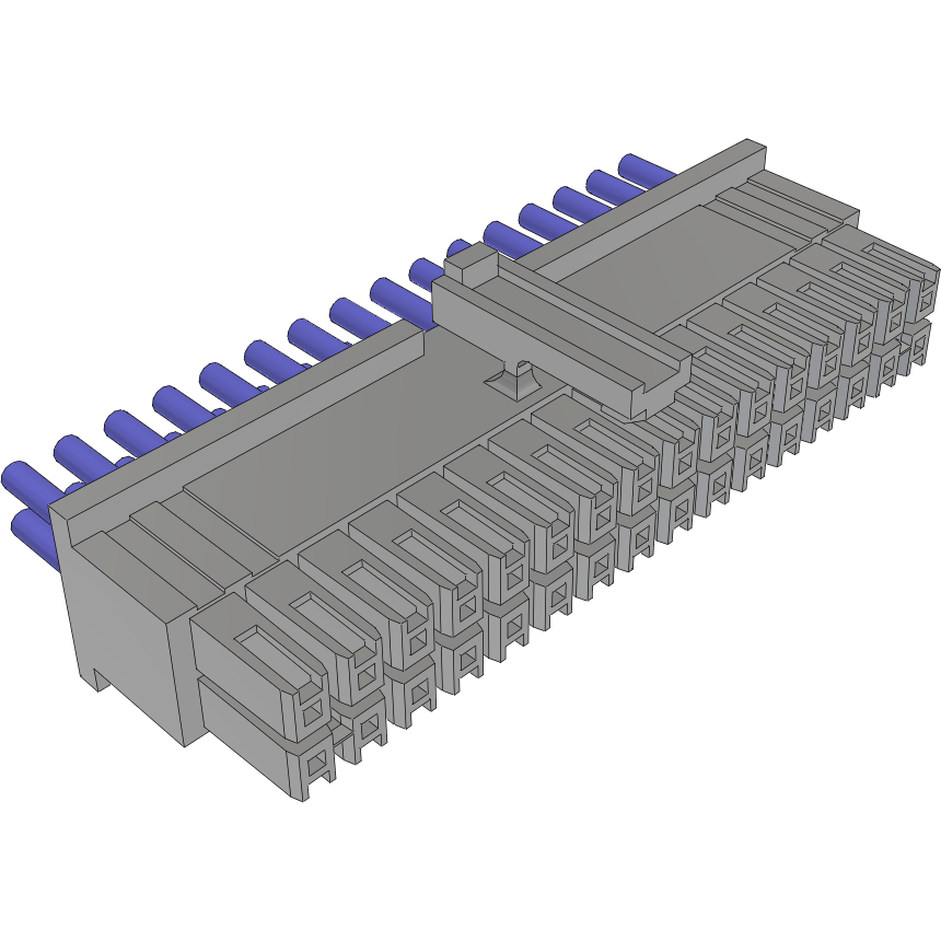 Samtec-MMSD-16-24C-L-48.00-S-K Cable Assembly AC Power Cable Assembly 1.219m Power 32 POS SKT Crimp 24AWG
