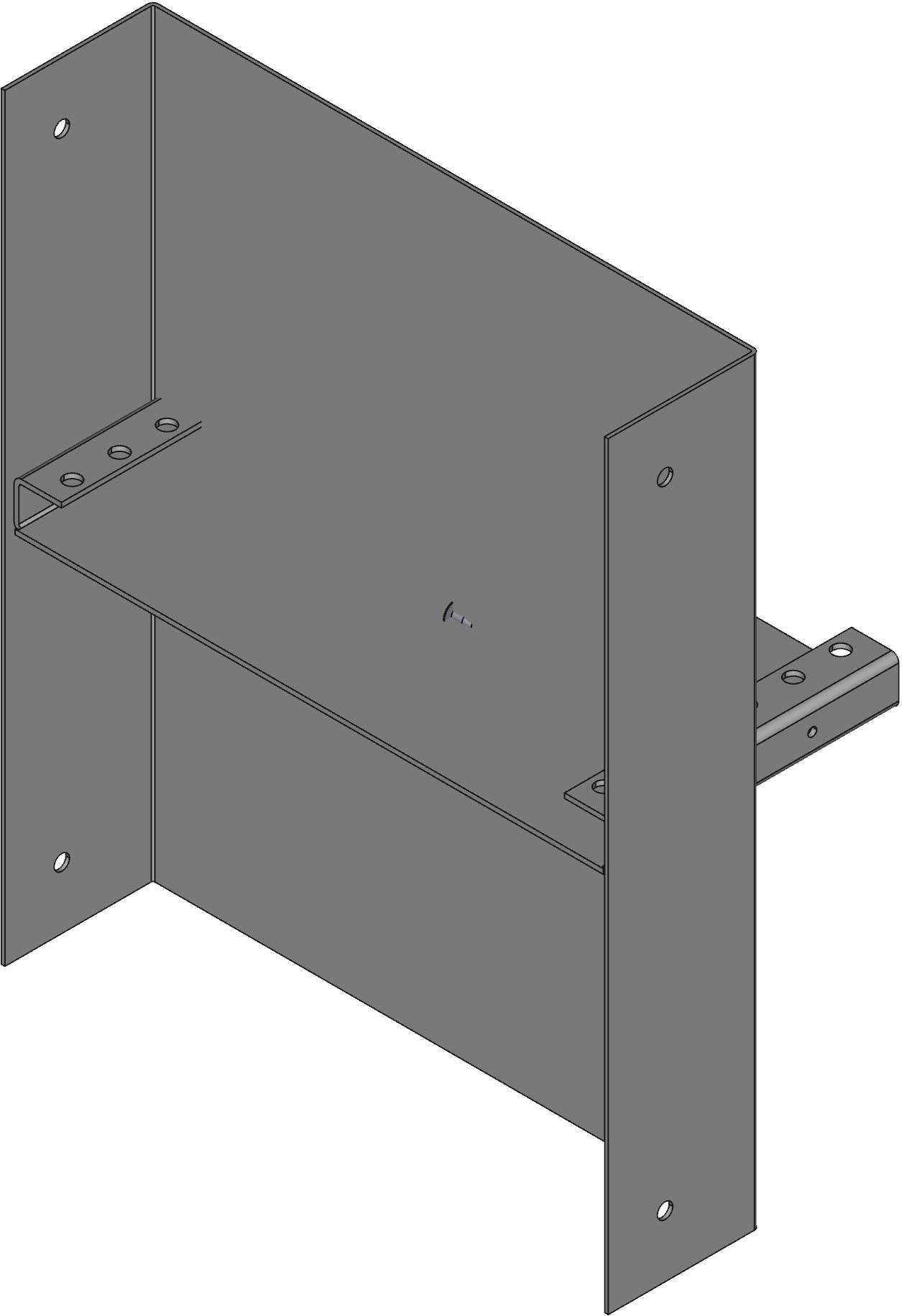 Hammond Manufacturing-1458E4B Scatole, contenitori e rack Blue Steel/Aluminum Wall Mount Instrument Enclosure