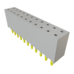 Conn Socket Strip SKT 22 POS 2.54mm Solder ST Top Entry Thru-Hole Bulk
