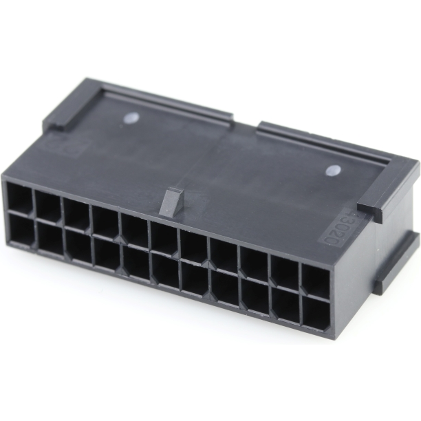 Molex-43020-2201 Einzeladersteckverbinder, Gehäuse Conn Housing PL 22 POS 3mm Crimp ST Cable Mount Black Micro-Fit 3.0™ Bag