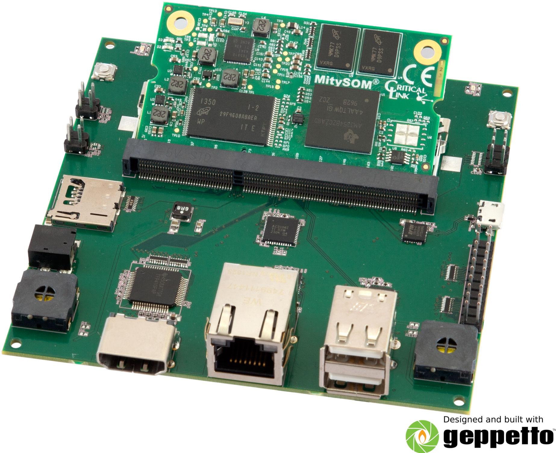 Gumstix, Inc-PKG900000000286 Cartes et kits de développement de systèmes intégrés PKG900000000286 Gumstix, Inc Embedded System Development Boards & Kits MitySOM-335x System on Module - SOM - Arrow.com