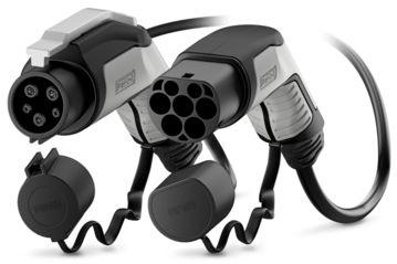 PHOENIX CONTACT-1623909 Cable Assembly AC Power Mobile AC charging cable with Vehicle Connector and Infrastructure Plug, with locking option for U-lock, with protective caps