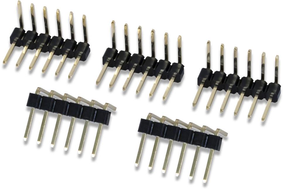 Digilent-240-079 Steckverbinderleisten und Leiterplattenbuchsen Conn Unshrouded Header HDR 6 POS Solder RA Side Entry Thru-Hole Bag