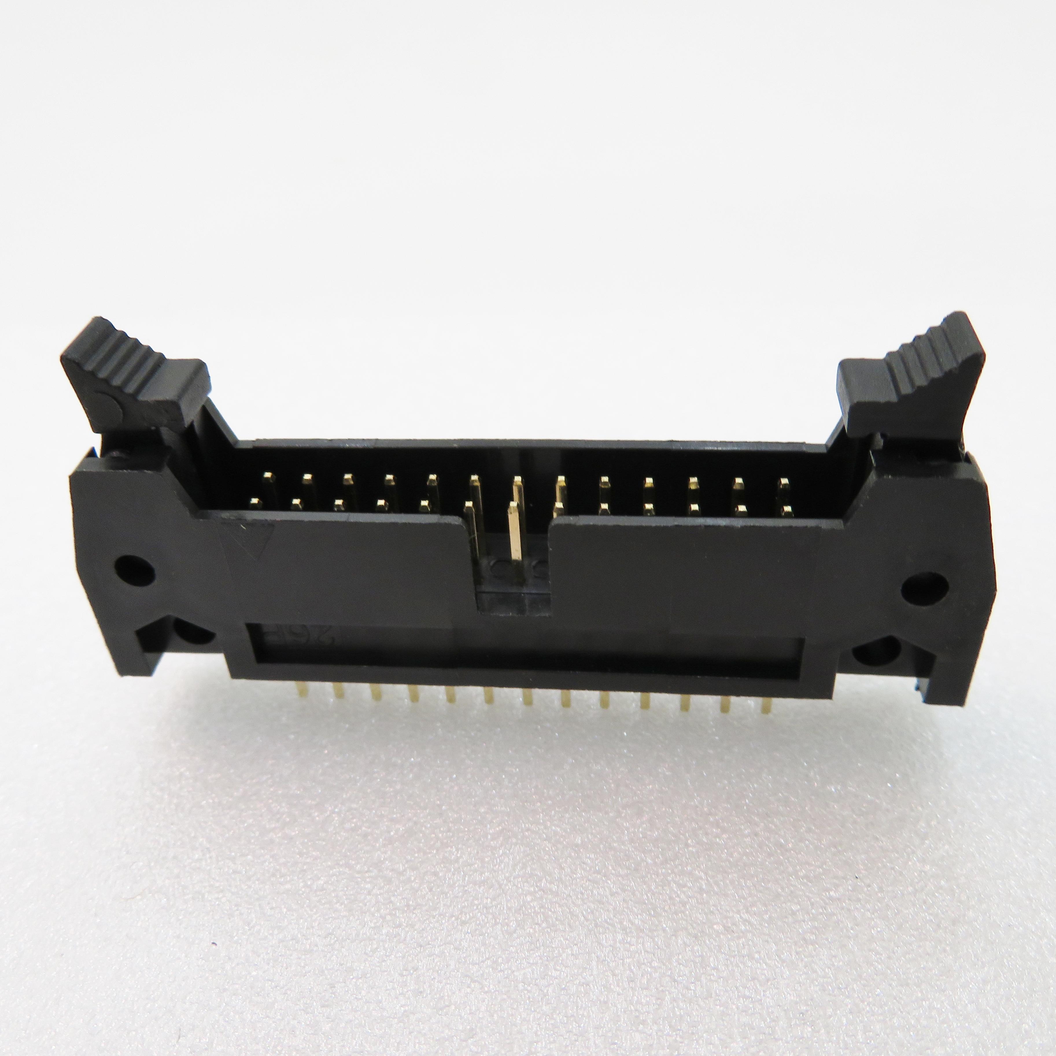 ADAM TECH-MHR-24-VUAS Steckverbinderleisten und Leiterplattenbuchsen Conn Ejector Header HDR 24 POS 2.54mm Solder ST Top Entry Thru-Hole