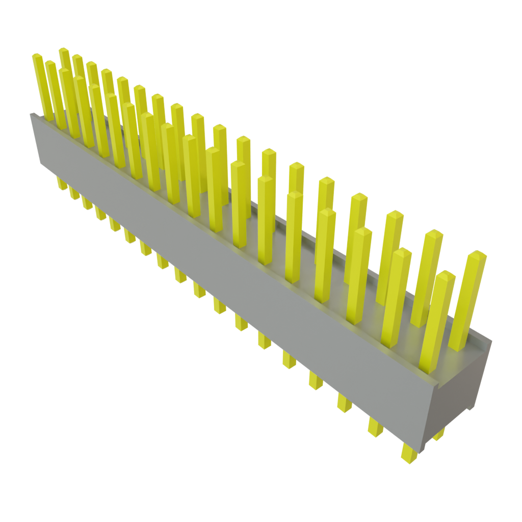 Samtec-DW-18-08-G-D-200 Piastre connettori e prese PCB Conn Board Stacker HDR 36 POS 2.54mm Solder ST Top Entry Thru-Hole Bulk