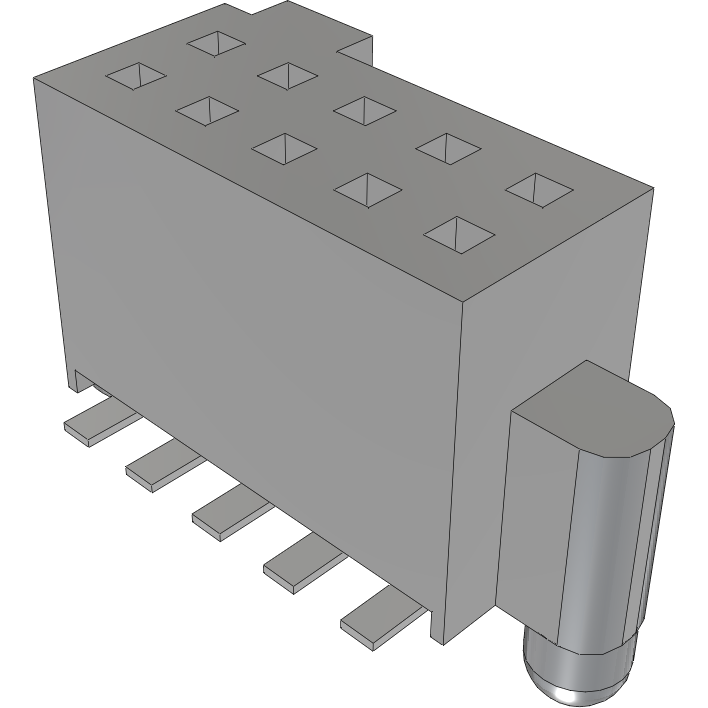 Samtec-SFM-105-02-L-D-A-TR Steckverbinderleisten und Leiterplattenbuchsen Conn Socket Strip SKT 10 POS 1.27mm Solder ST SMD TIGER EYE™ T/R