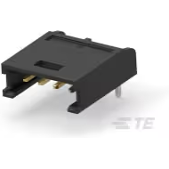 TE Connectivity-280378-2 连接器插头及 PCB 插座 Conn Shrouded Header (3 Sides) HDR 4 POS 2.54mm Solder RA Side Entry Thru-Hole Box