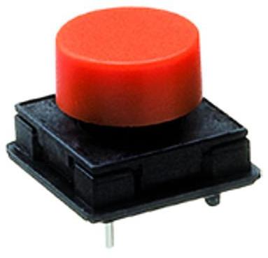 SCHURTER-1241.1022 Interruttore tattile Switch Tactile N.O. SPST Round Button PC Pins 0.05A 24VDC >1000000Cycles 2.5N Thru-Hole Box