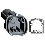 Conn Housing PL 1 POS Crimp ST Cable Mount Black Box