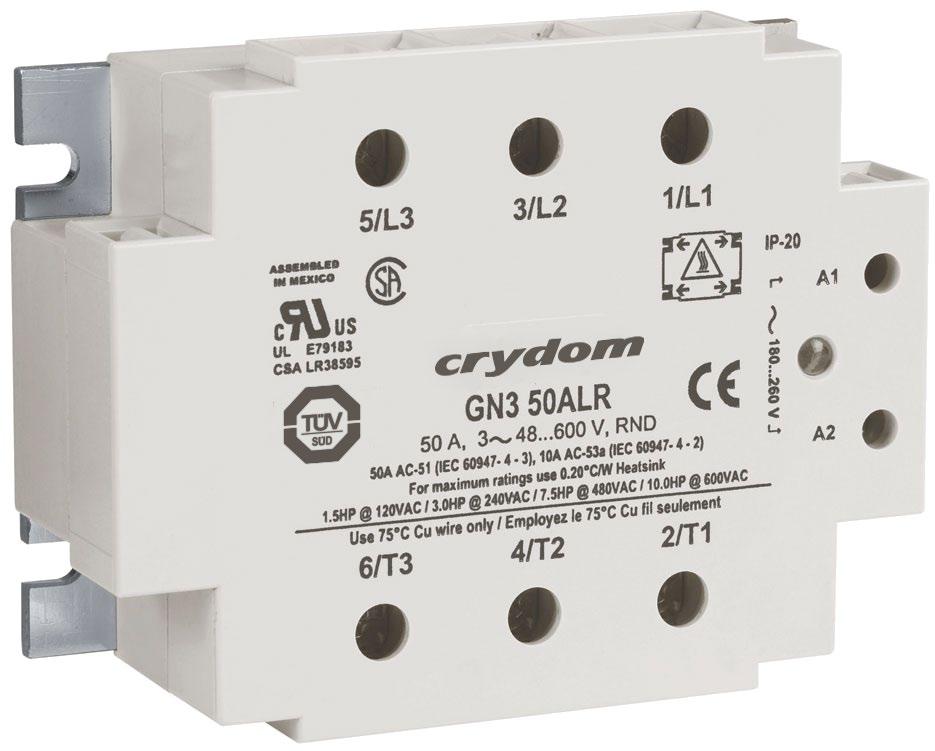 Sensata Technologies-GN325DSR Relè a stato solido Relay SSR 35mA 32V DC-IN 25A 600V AC-OUT 8-Pin