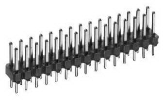 Hirose Electric-A1-18PA-2.54DSA(71) Cabezales del conector y receptáculos PCB Conn Unshrouded Header HDR 18 POS 2.54mm Solder ST Thru-Hole Tray