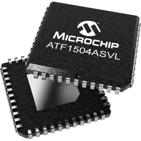 Microchip Technology-ATF1504ASVL-20JU44 CPLD CPLD ATF1500Family 1.5KGates 64Macro Cells 66MHz 3.3V 44-Pin PLCC Tube