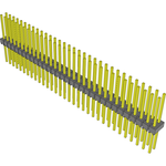 Conn Unshrouded Header HDR 64 POS 2.54mm Solder ST Top Entry Thru-Hole Bulk