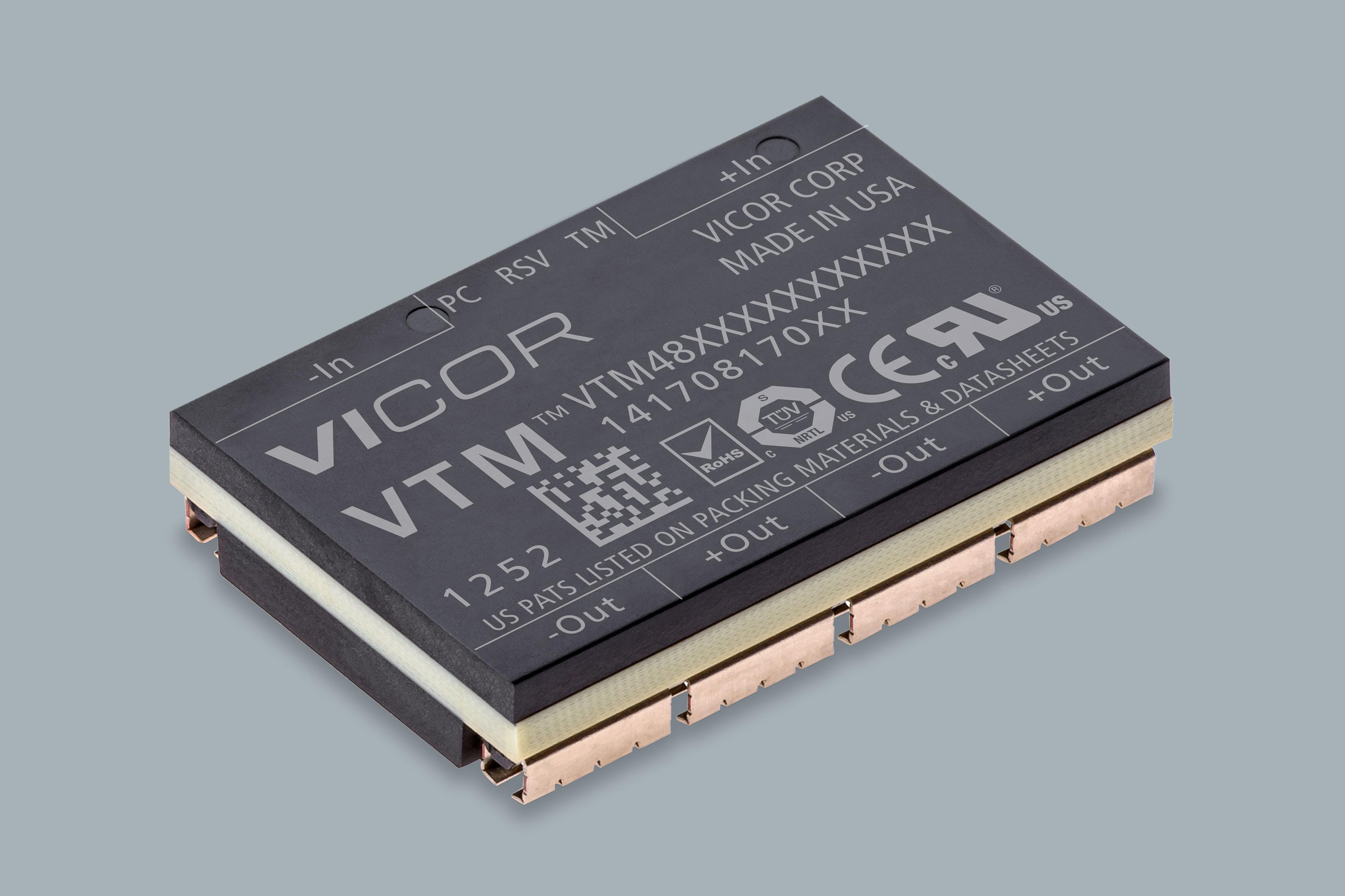 Vicor-VTM48EF320T009A00 DC to DC Converter and Switching Regulator Module Module DC-DC 48VIN 1-OUT 17.3V to 36.7V 9.4A 300W 60-Pin