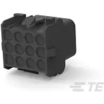 Conn Housing RCP 12 POS 6.35mm Crimp ST Panel Mount Black Package