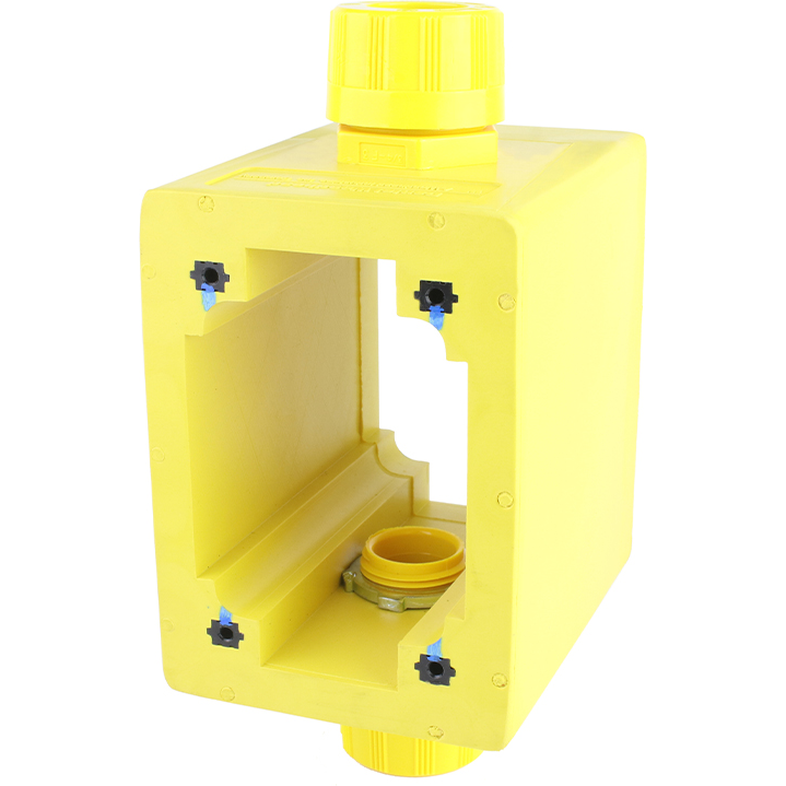 Molex-1301380034 Cable Assembly Other Safeway® Multiple Outlet FS/FD 2-Sided Box, 4-1/4" Deep, F3 (3/4") Cord Grip Body