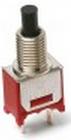 Littelfuse-TP12LTABE Interruttore a pressione Switch Push Button ON Mom SPDT Round Plunger 20VAC 20VDC 0.4VA Momentary Panel Mount/Through Hole PC Pins Bulk