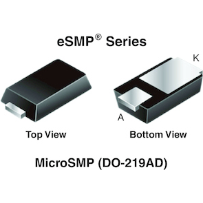Vishay-V1PM15-M3/H Rectifiers Diode Schottky 150V 1A 2-Pin Micro SMP T/R