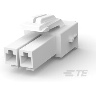 TE Connectivity-3-177898-1 Einzeladersteckverbinder, Gehäuse Conn Housing PL 2 POS 3.96mm Crimp ST Cable Mount Natural Bag