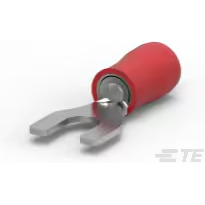 TE Connectivity-8-34541-1 Raccordement de terminaux Spade Tongue Terminal 16-22AWG Copper Red 21.49mm Tin Loose
