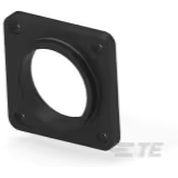 TE Connectivity-207299-3 Steckverbinderzubehör Connector Accessories Flange Straight Thermoplastic Black Loose