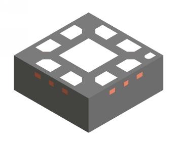 Texas Instruments-LM4910LQBD Amplificador de audio Audio Amp Headphone 2-CH Stereo 0.035W Class-AB 8-Pin WQFN EP T/R