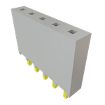 Conn Socket Strip SKT 5 POS 2.54mm Solder ST Top Entry Thru-Hole Bulk