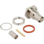 Conn BNC 0Hz to 4GHz 50Ohm Crimp ST Panel Mount RCP Gold