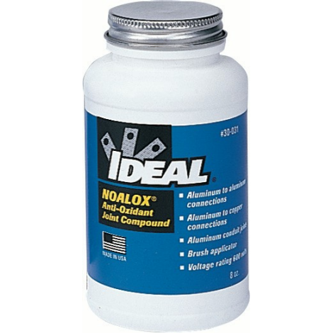 IDEAL INDUSTRIES, INC-30-031 Specialized Materials and Chemicals Noalox Anti-Oxidant Compound, Gray 8oz Bottle