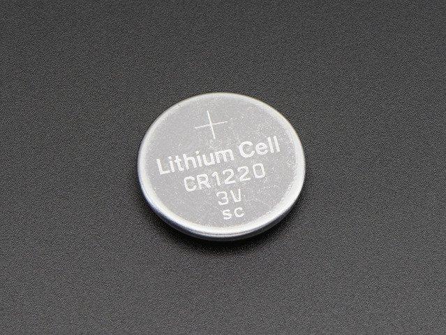 Adafruit Industries-380 Batteries Lithium Battery Coin 3V 40mAh Primary