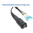Bulgin Components PLC-PXEB5402C025 Glasfaserkabel-Baugruppen Cable Assembly Fiber Cable 25m Circular Fiber to 4(LC) 4 to 4 POS PL-PL