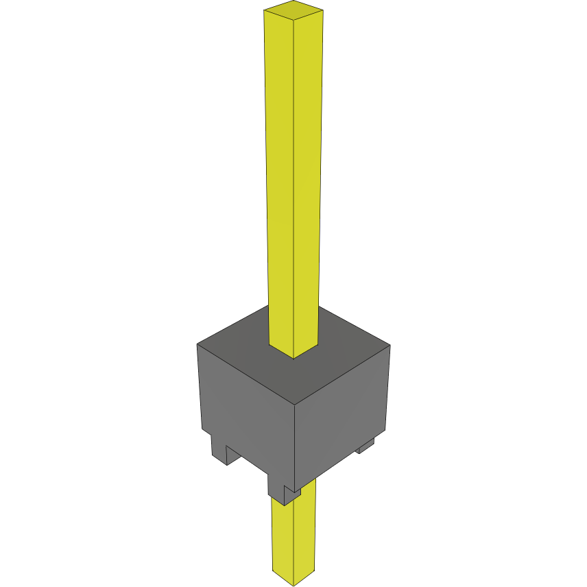 Samtec-HMTSW-101-24-G-S-245 Connector Headers and PCB Receptacles Conn Unshrouded Header HDR 1 POS Solder ST Top Entry Thru-Hole Bulk