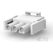 TE Connectivity-350766-1 Connector Discrete Wire Housing Conn Housing PL 3 POS 6.35mm Crimp ST Cable Mount Natural Package